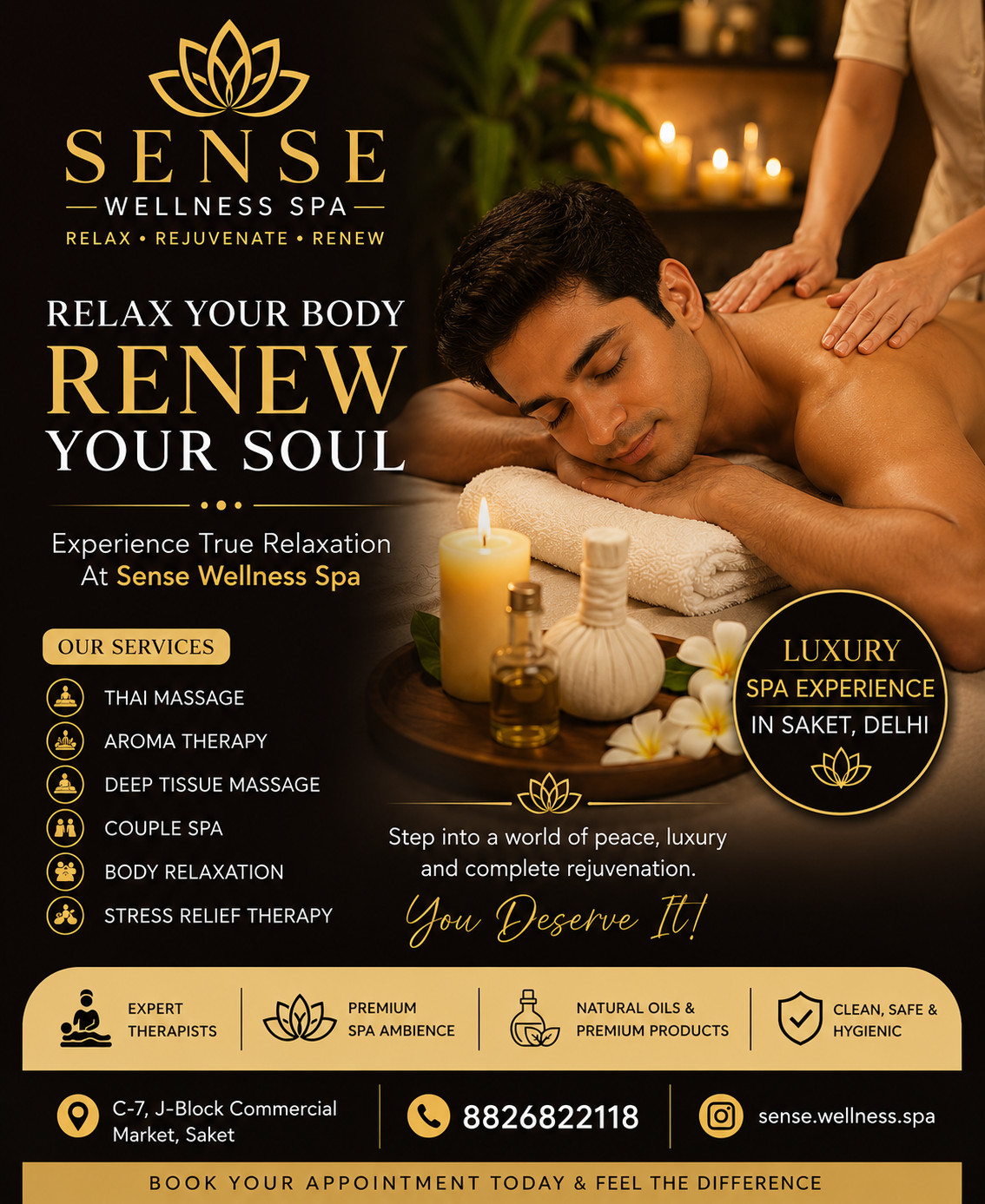 SPA Centre in Saket